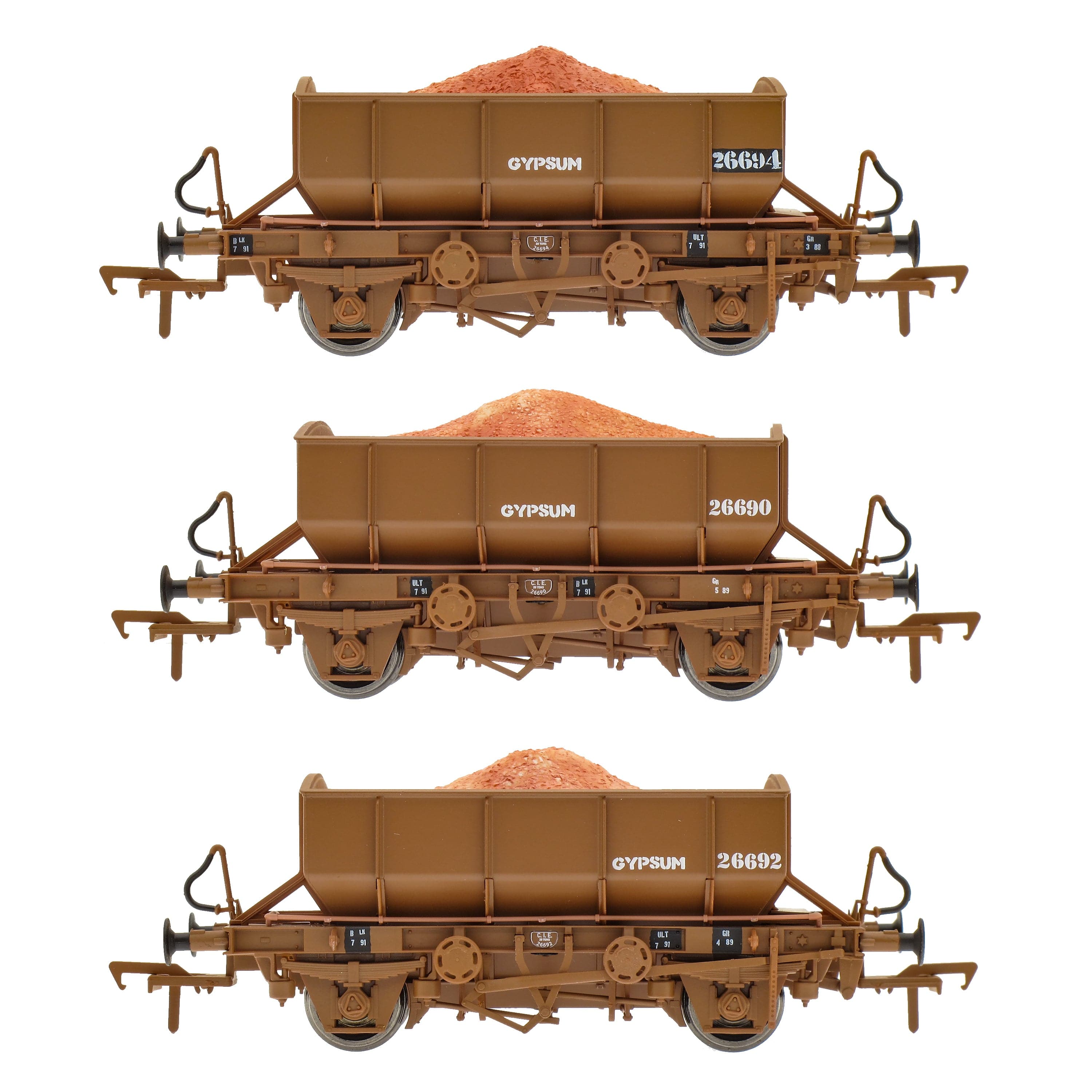 CIE/IR Gypsum Ore Wagon - Triple Pack D