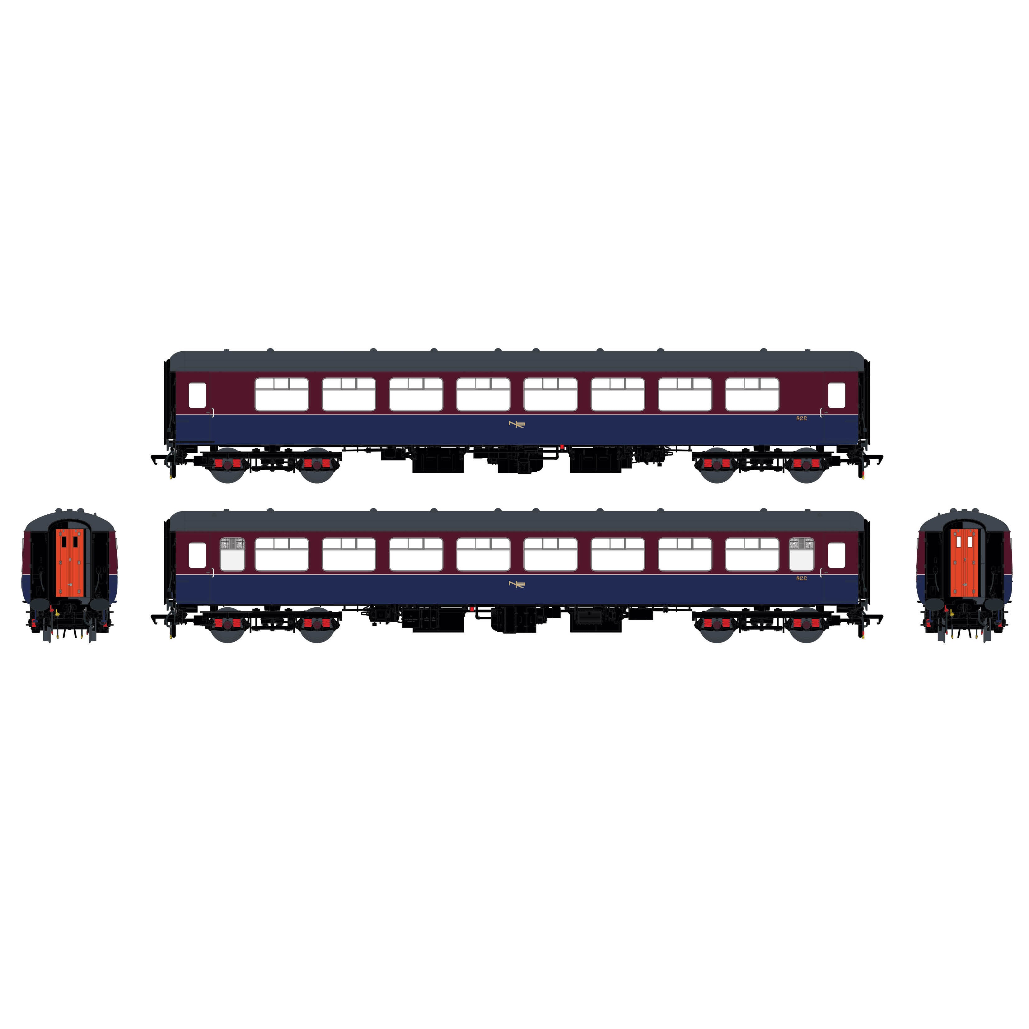 NIR Mk.2b SO 822 NIR Maroon/Blue