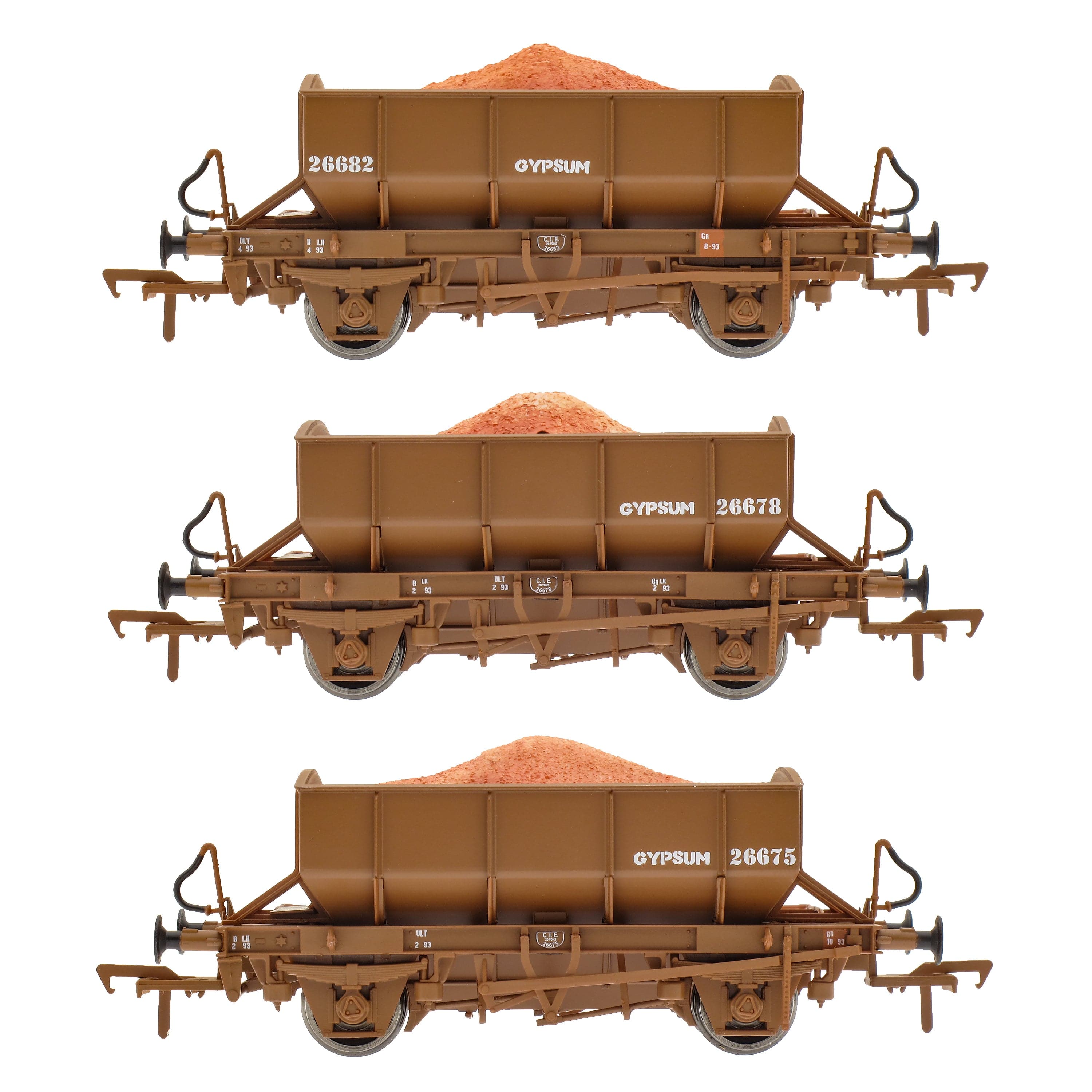 CIE/IR Gypsum Ore Wagon - Triple Pack B