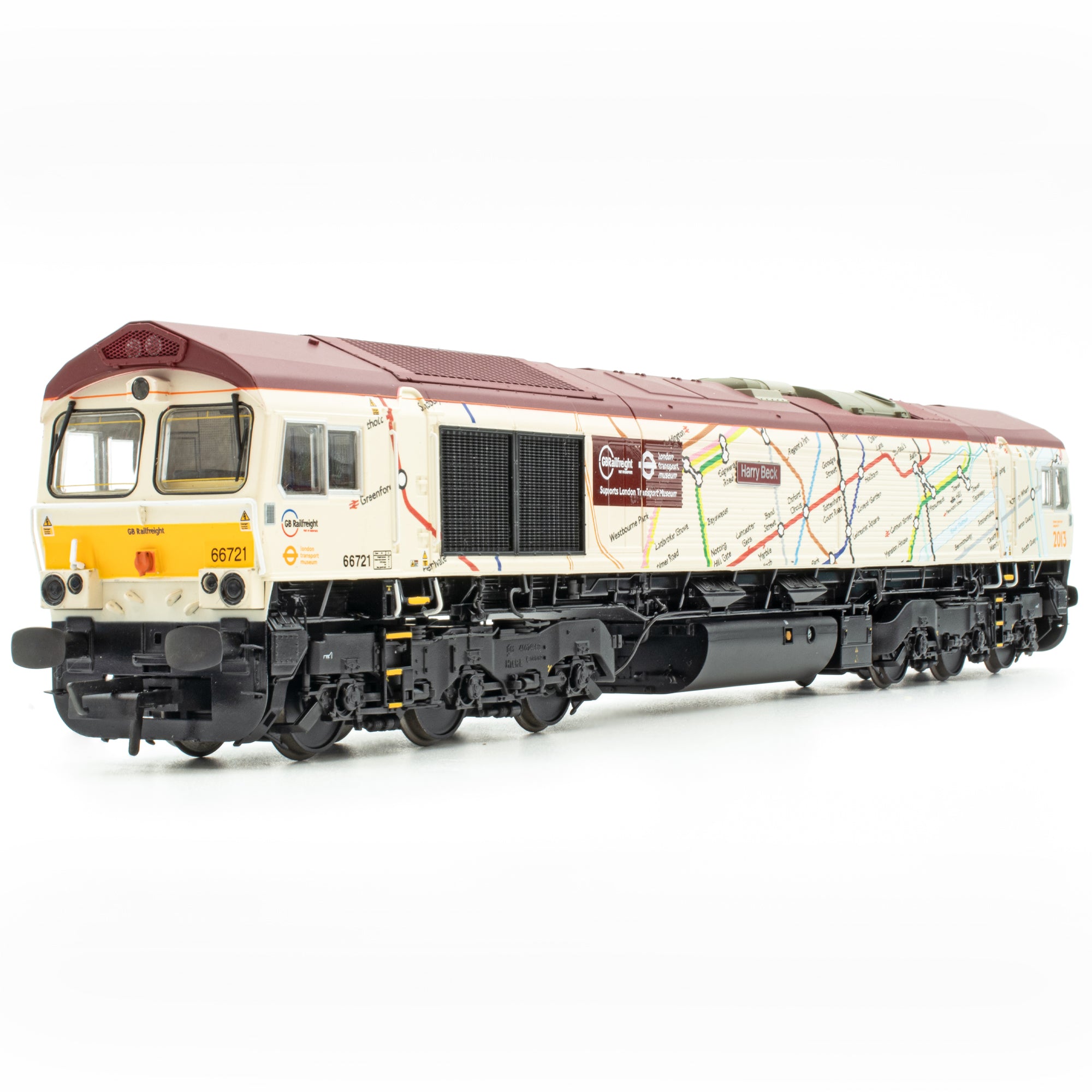 Class 66 - GBRF/LTM Weiß - 66721 - Mit DCC-Sound ausgestattet