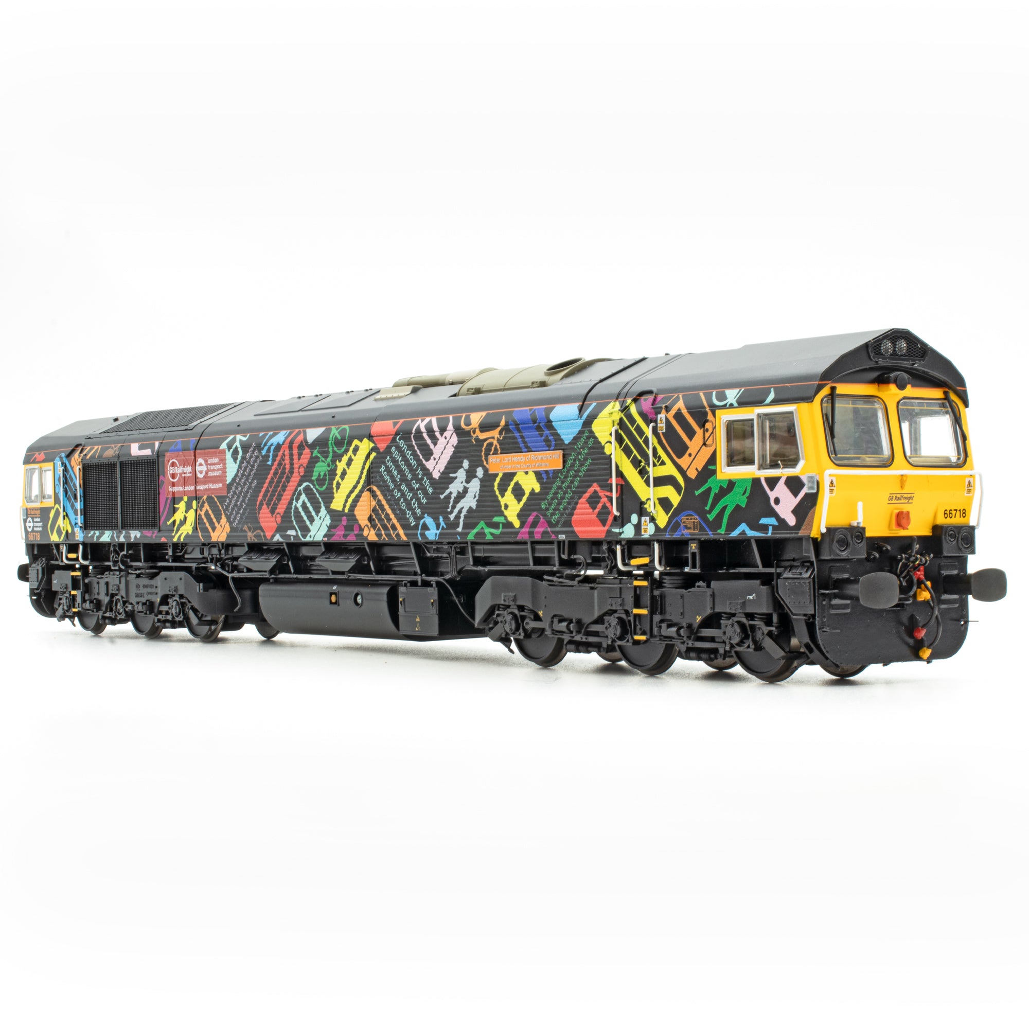 Klasse 66 - GBRF/LTM Schwarz - 66718 - Mit DCC-Sound ausgestattet