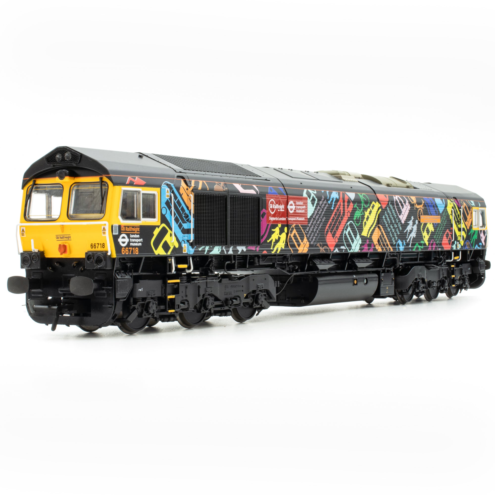 Klasse 66 - GBRF/LTM Schwarz - 66718 - Mit DCC-Sound ausgestattet