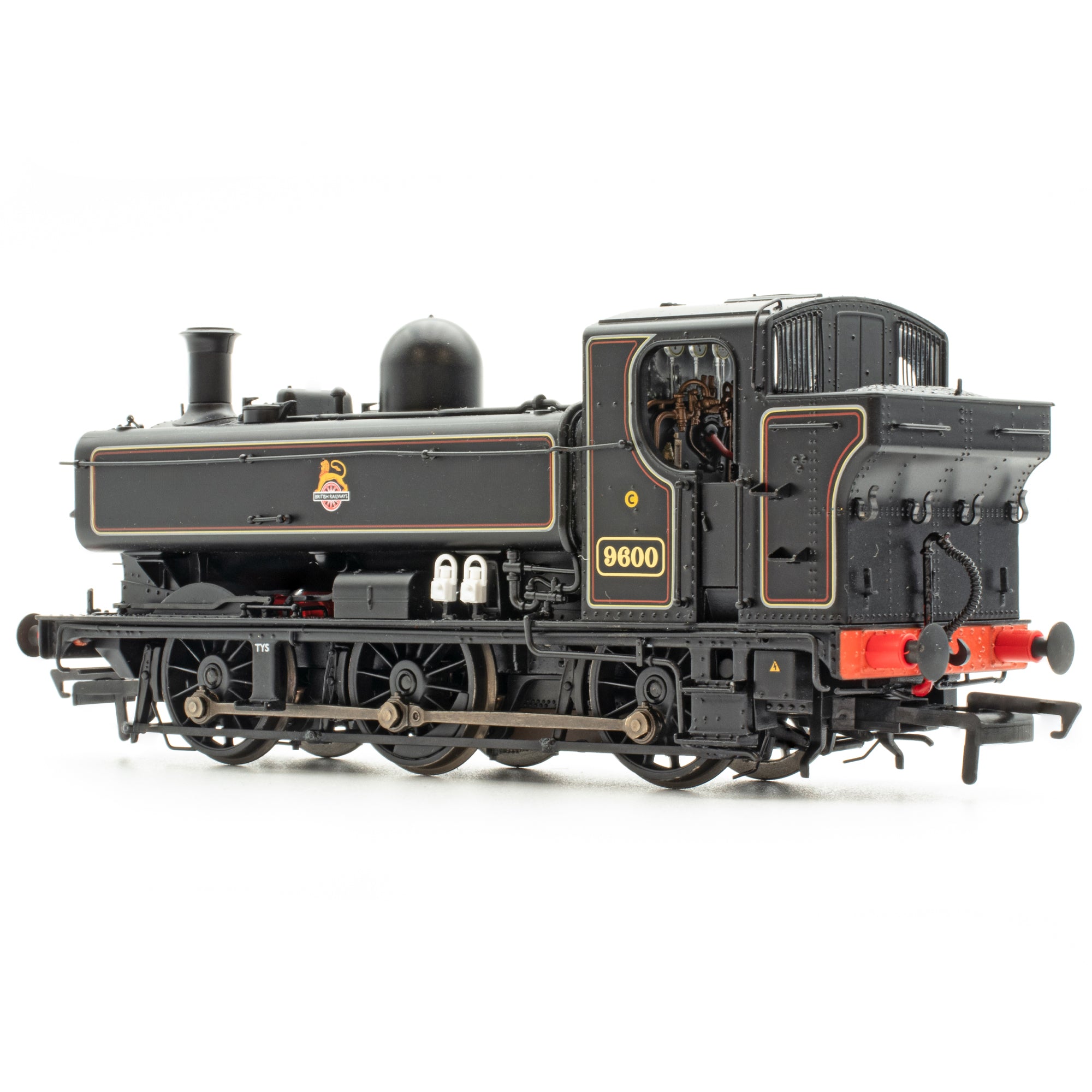8750 Class - 9600 - BR Lined Black Early Emblem  -  DCC Sound Fitted