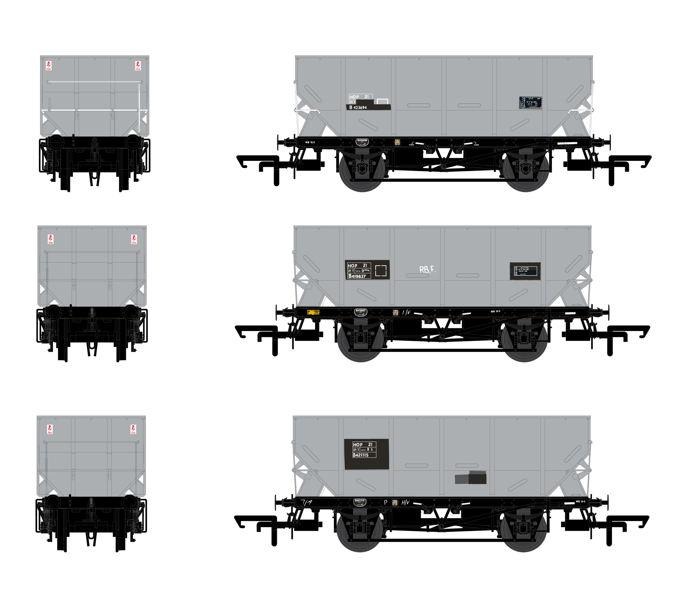 HOP21 - BR Grå - Pakke C