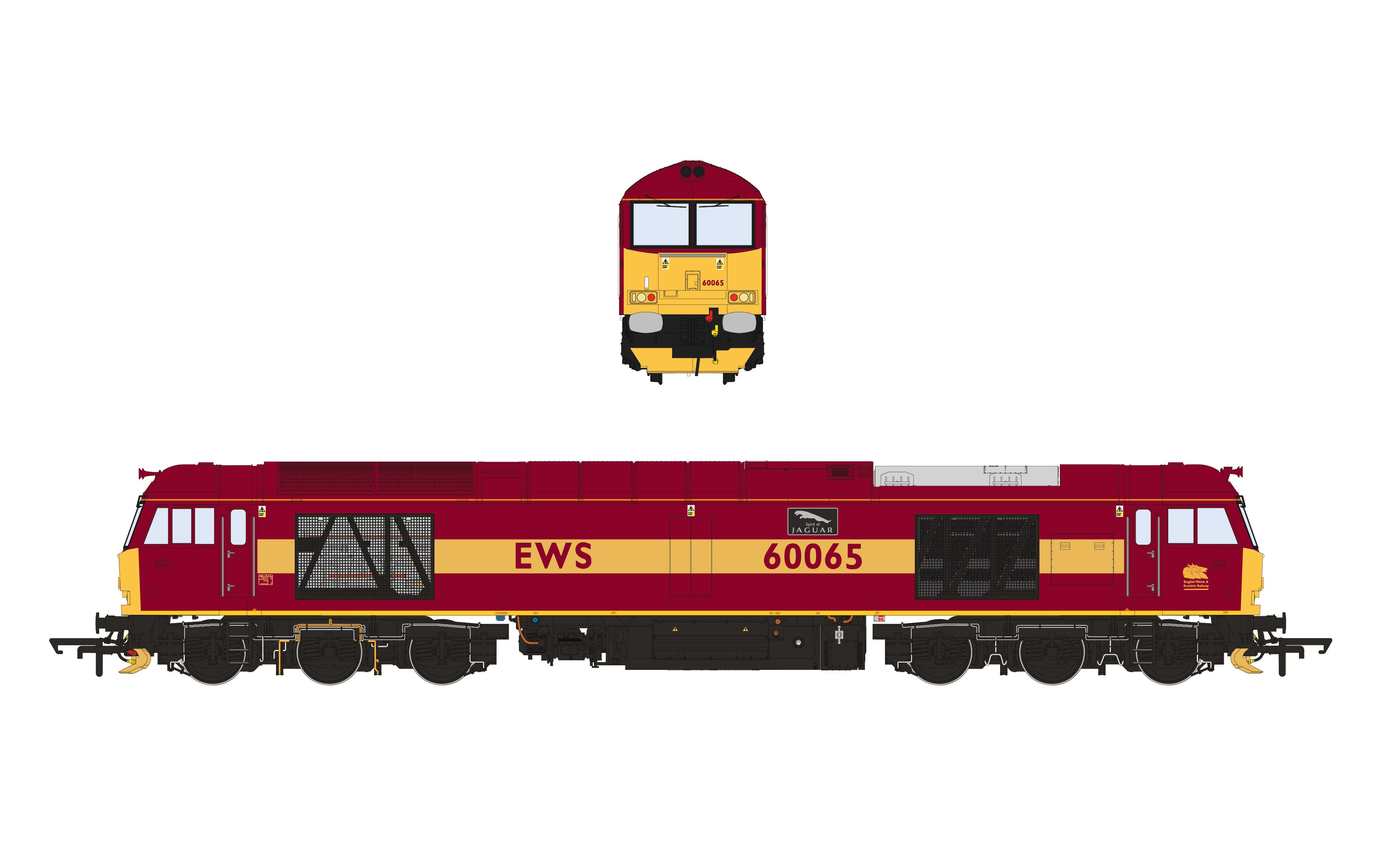Klasse 60 - EWS Sen - 60065 - DCC lydmonteret
