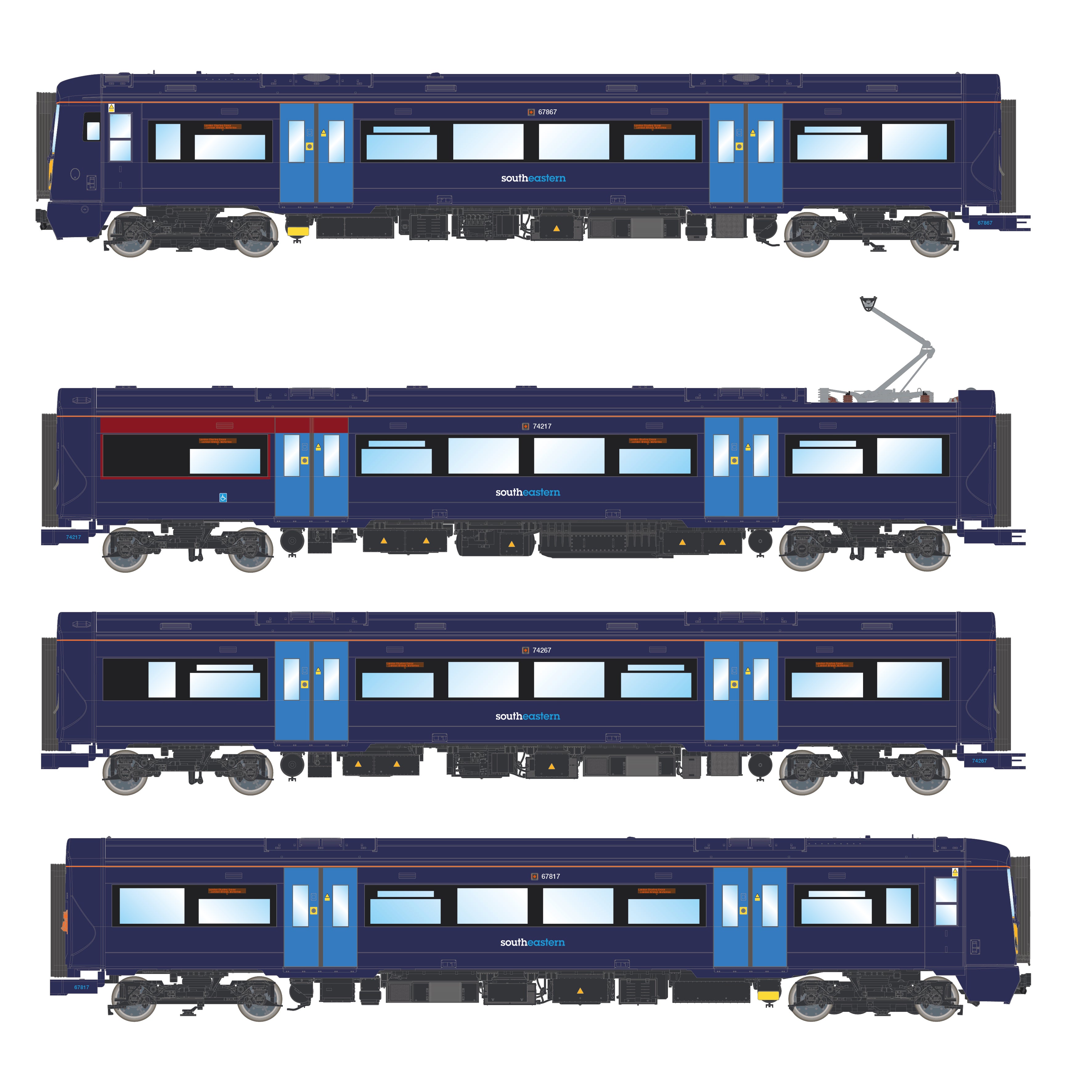 Class 375 Electrostar  - 375617 - DCC Sound Fitted