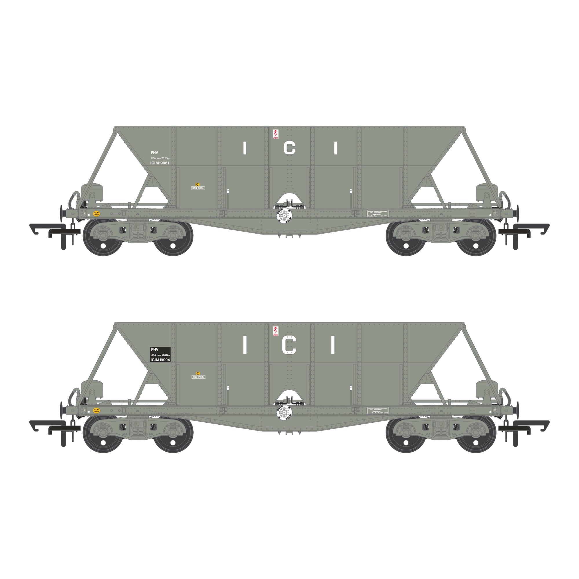 ICI Hopper - 1973 to 1992 - Twin Pack C