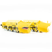 Beilhack Snowplow ZZA ADB965578/579 'Stratford Shark' BR gul (ex Class 40)