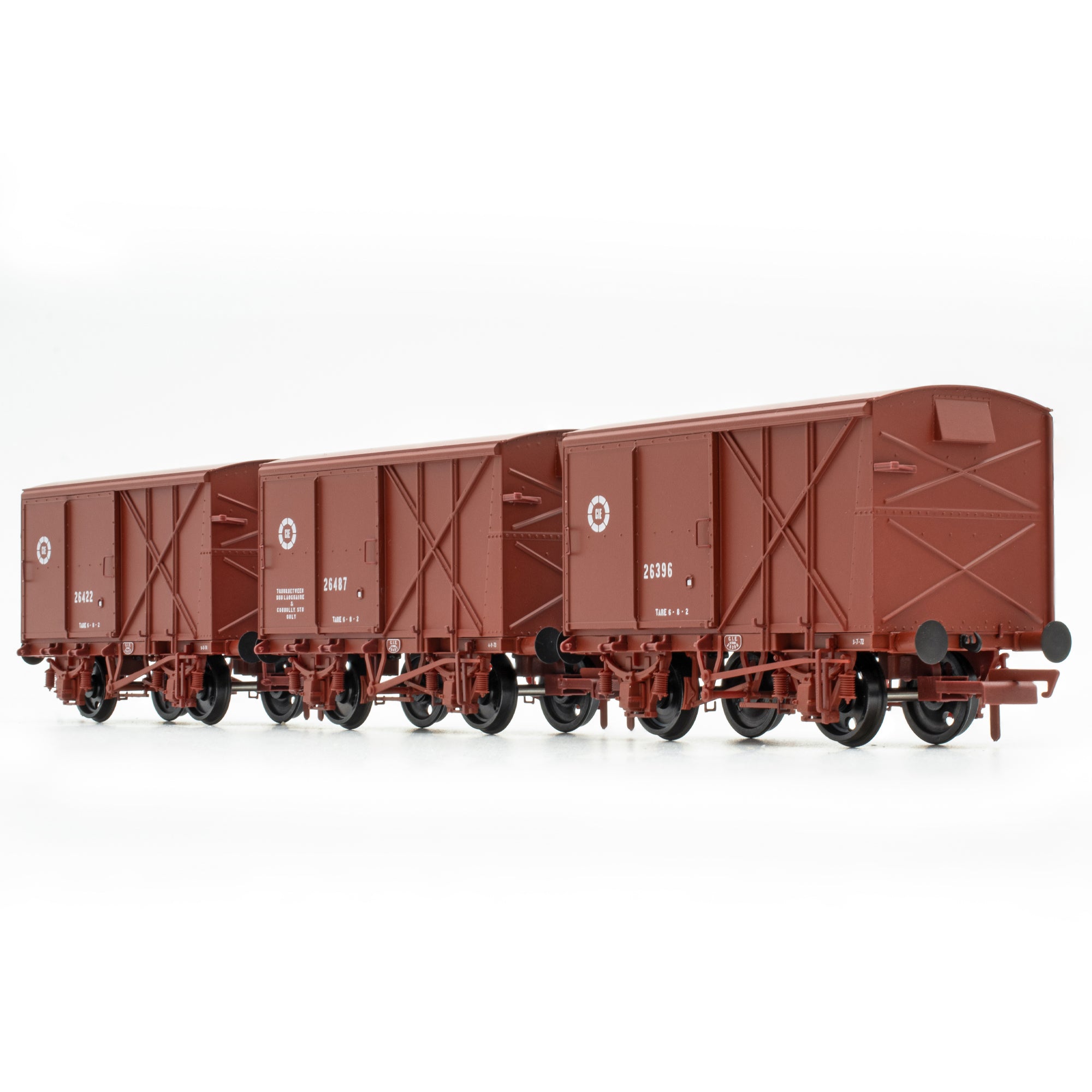 CIE Bulleid Pallet Van - Brown (CIE roundel era) - Pack 2