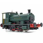 Andrew Barclay 0-4-0ST 14" 'Efficient' i foret grønt