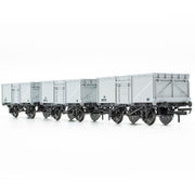 BR 16T Mineral - 1/108 - BR Freight Grey (Original text on black panels) - Pack B