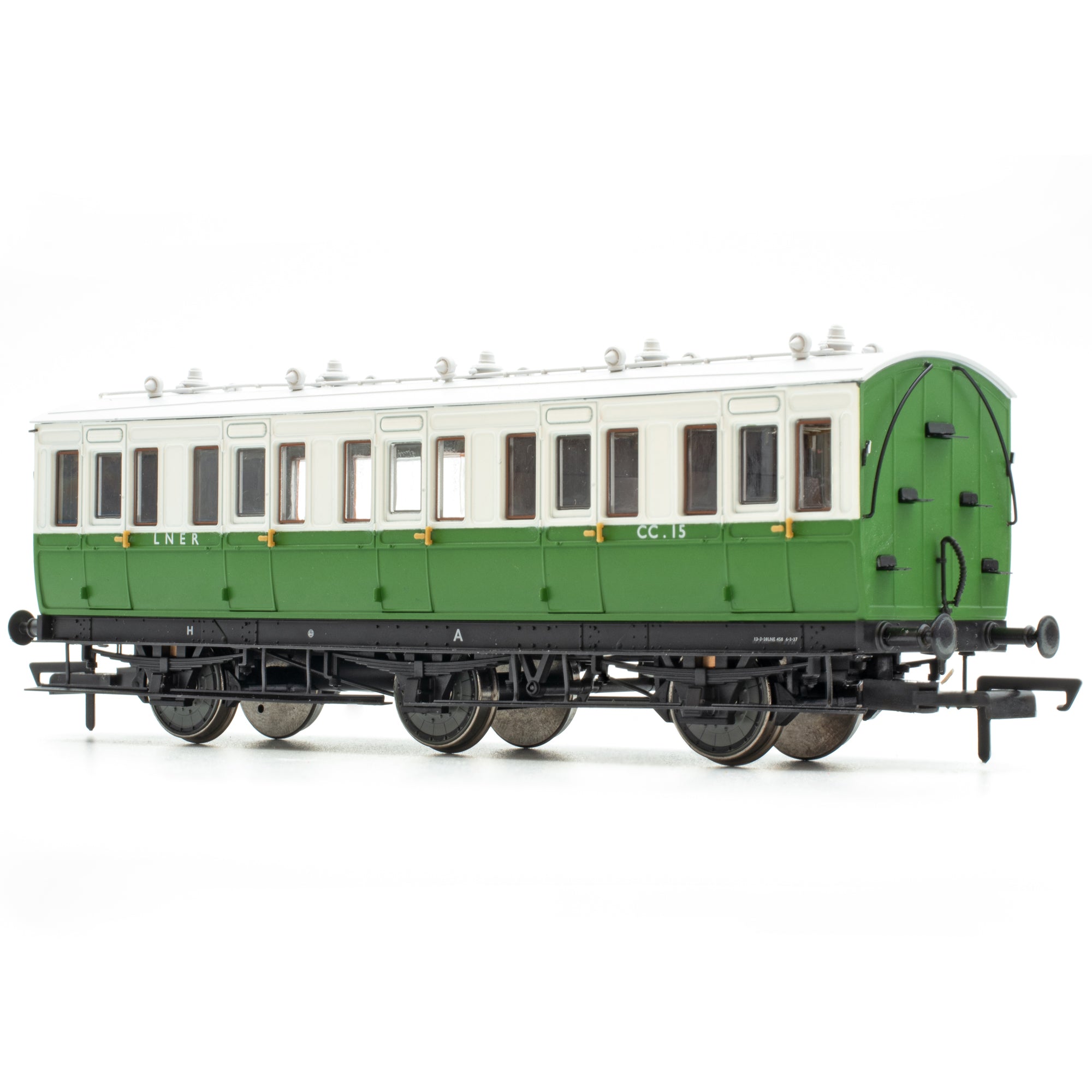 Genesis 6w - LNER Camping Coaches Green/Cream - Twin Pack J