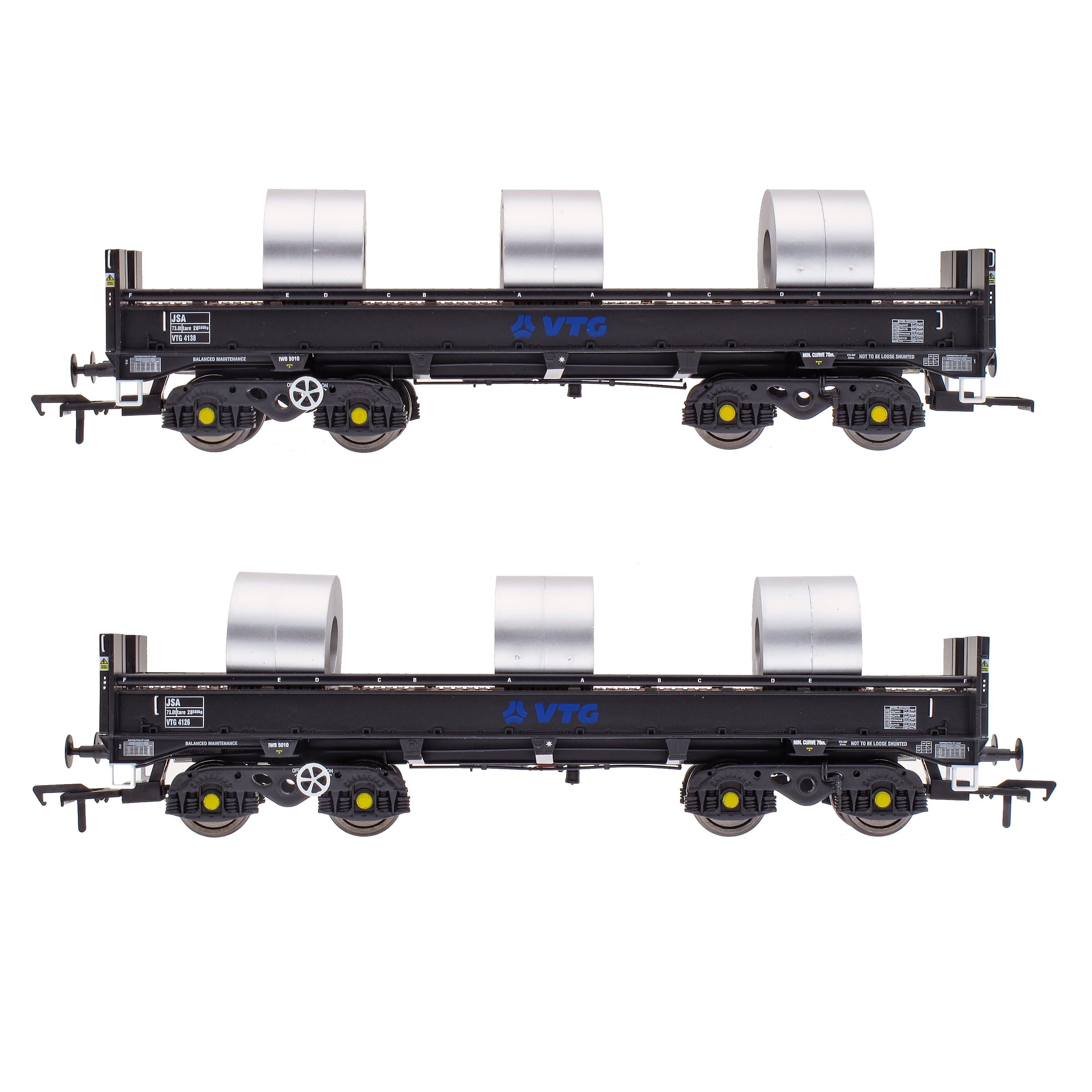 JSA Bogie Open Steel Wagon Twin Pack - VTG 3