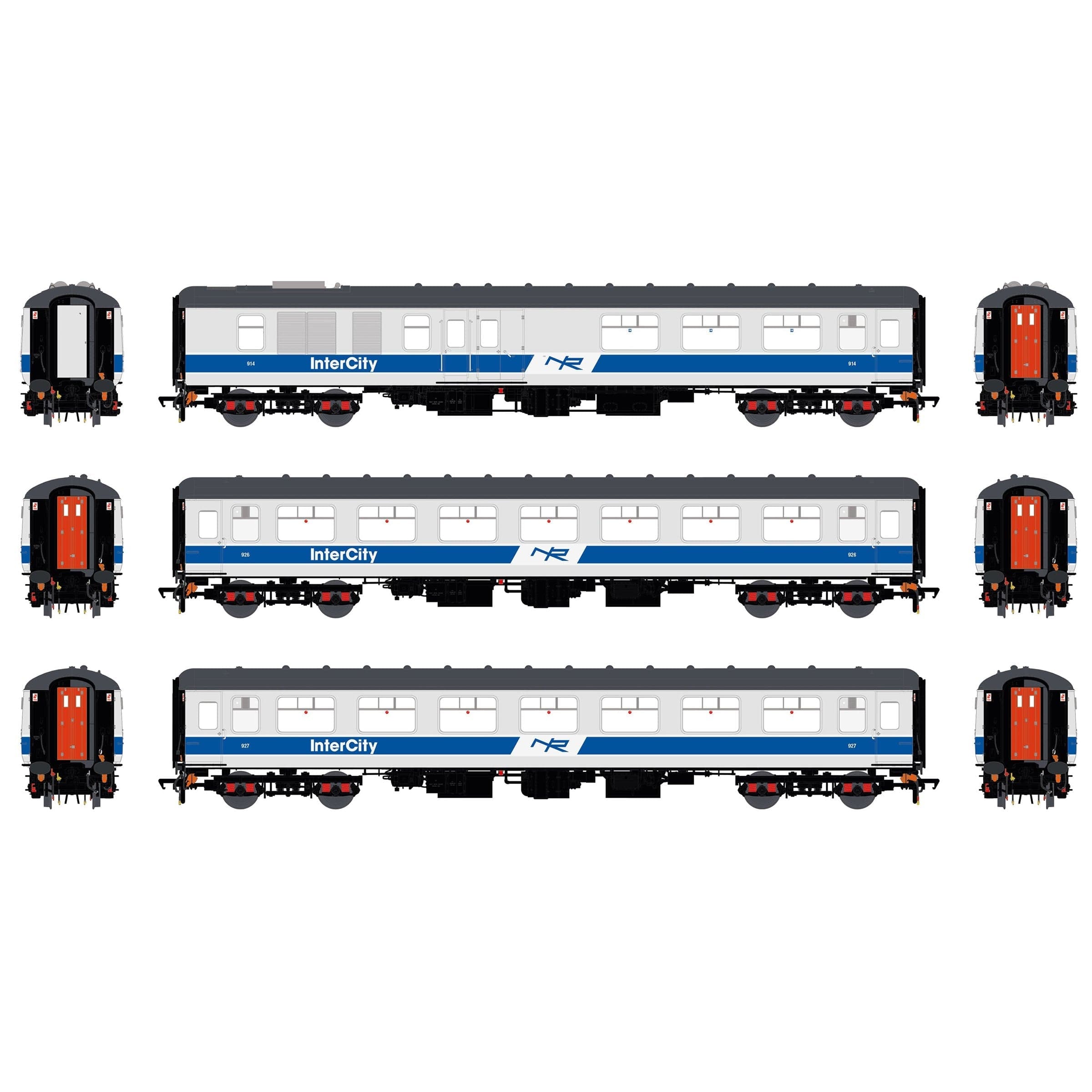 NIR - Mk2b Pack - Grå/Blå/Hvid Intercity 1