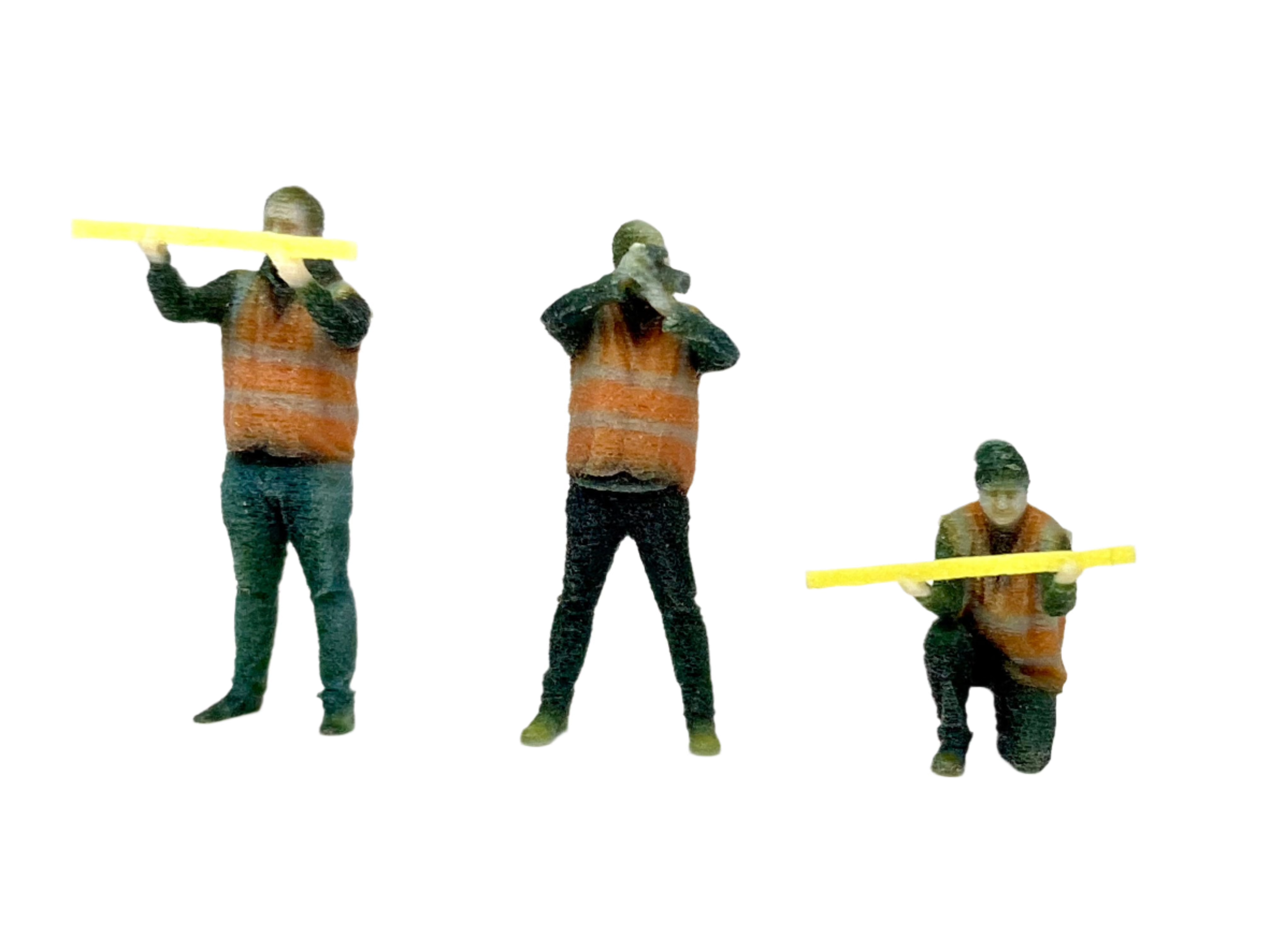 Accurascale Research Team - Three Figure Pack - OO (1/76th) Scale