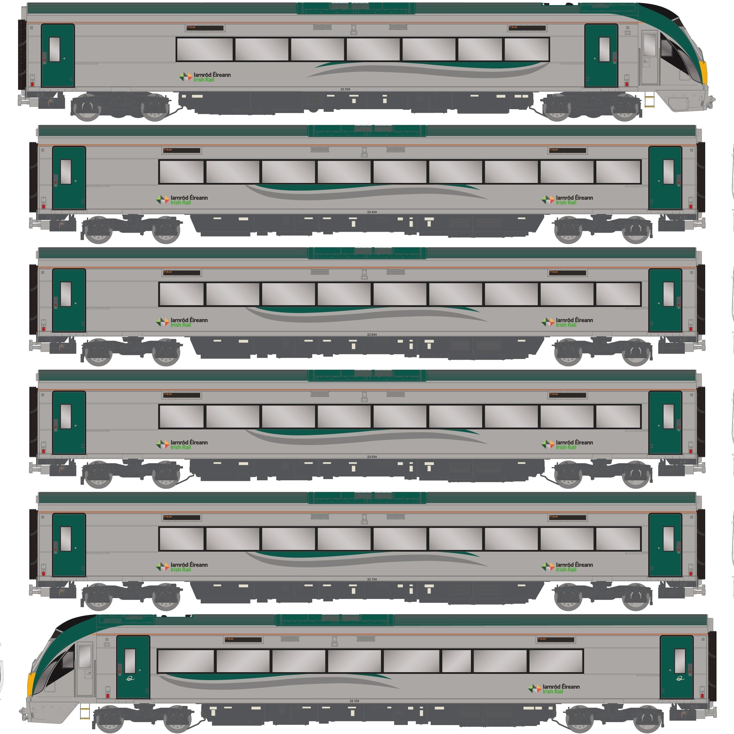 IE 22000 Class 'ICR' - 6-car in post-2013 IR livery